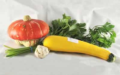 Vegetables and Garlic